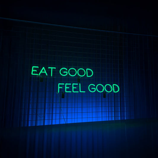 Eat Good Feel Good Neon Light Bar Pub Club Lounge Wall Art Lighting