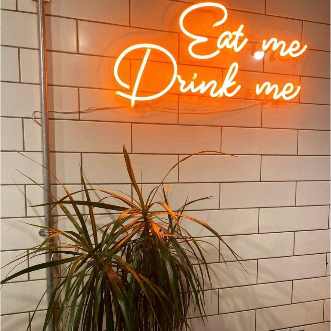 Eat Me Drink Me Led Sign Business Neon Signs - Shineneon
