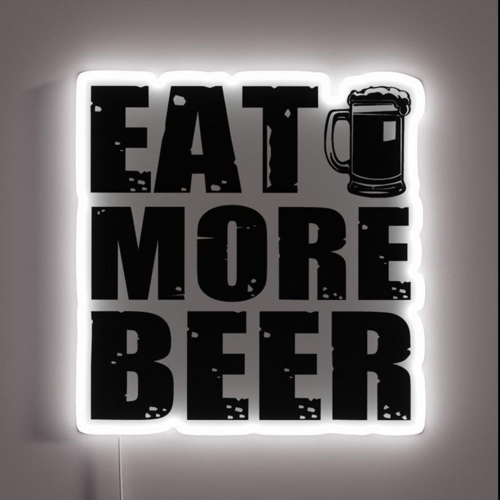 Eat More Beer V3 Rgb Led Neon Sign - Shineneon