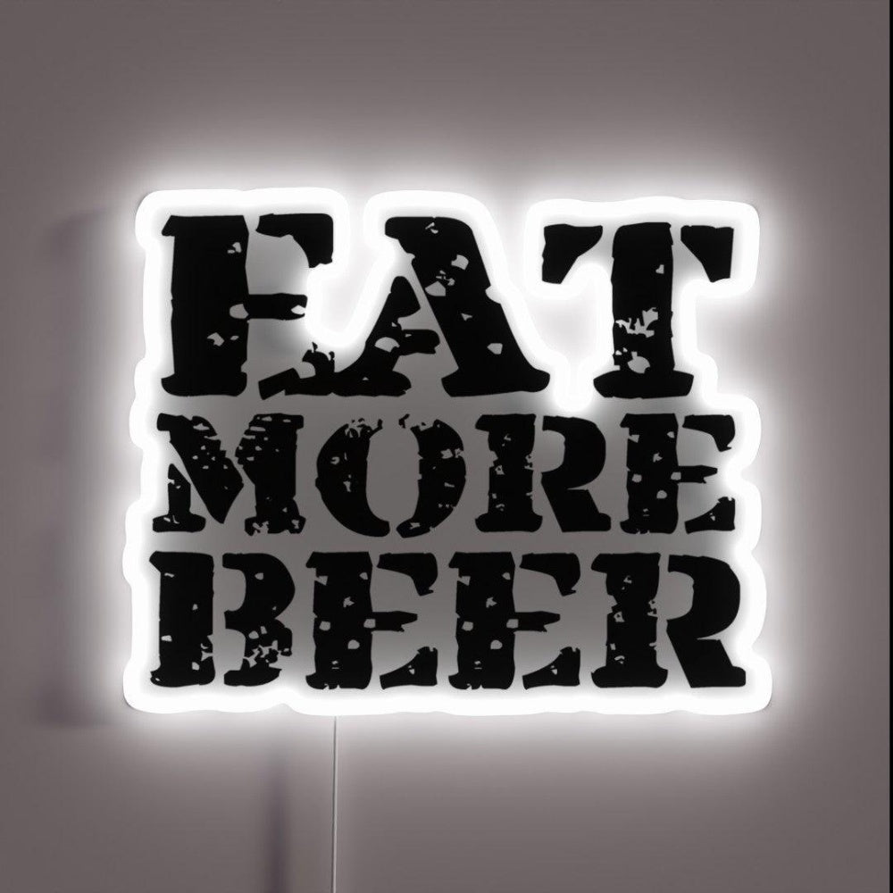 Eat More Beer V7 Rgb Led Neon Sign - Shineneon