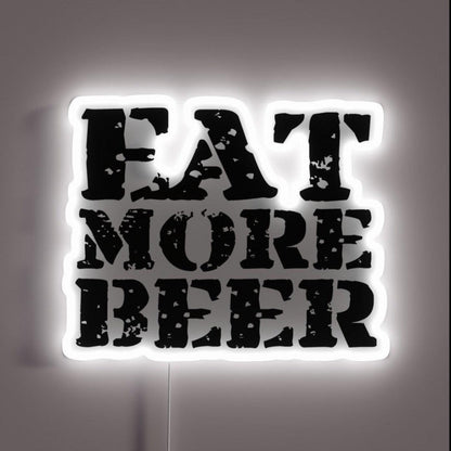 Eat More Beer V7 Rgb Led Neon Sign - Shineneon