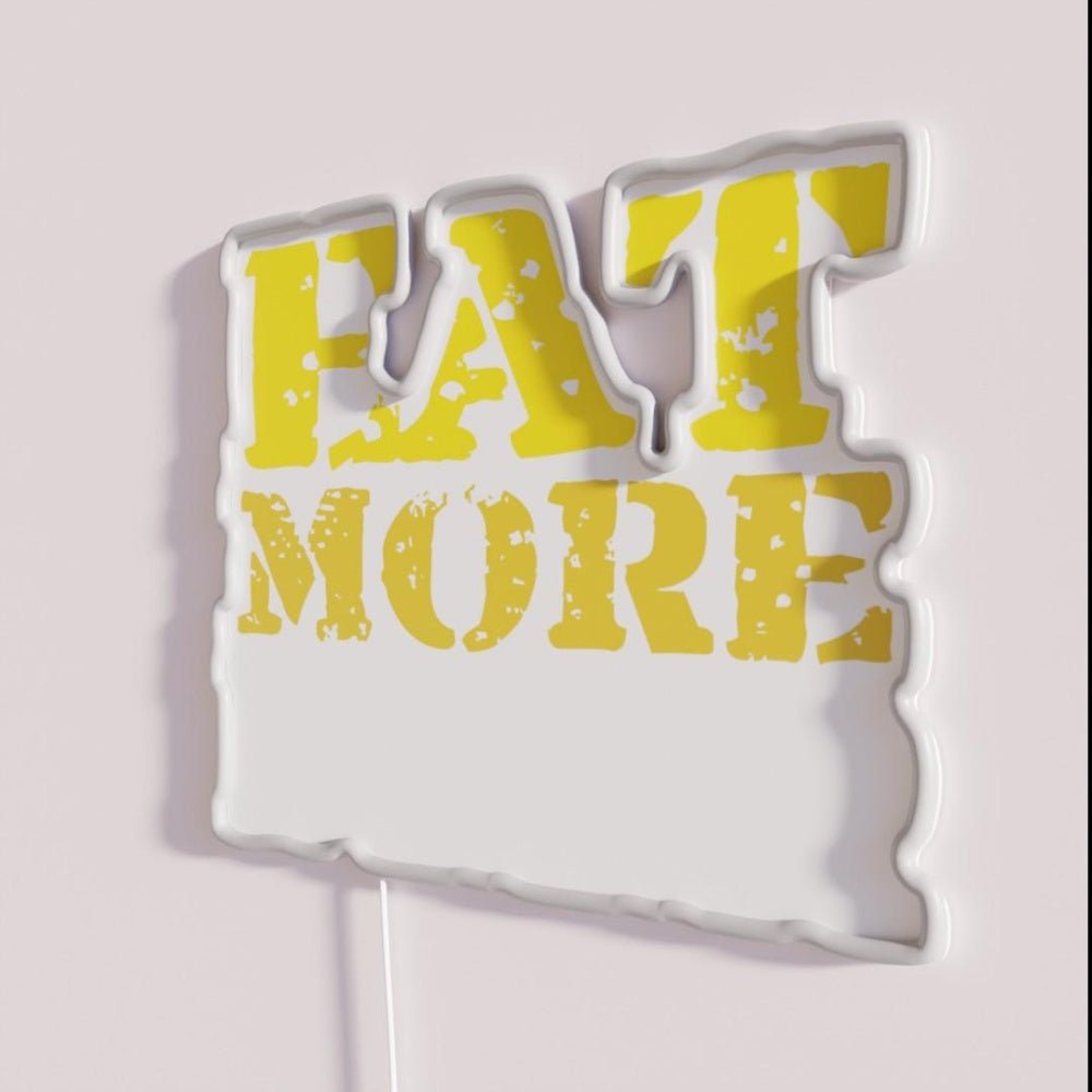 Eat More Beer V7 Rgb Led Neon Sign Bar Wall Decor - Shineneon