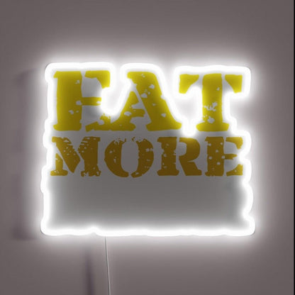 Eat More Beer V7 Rgb Led Neon Sign Bar Wall Decor - Shineneon