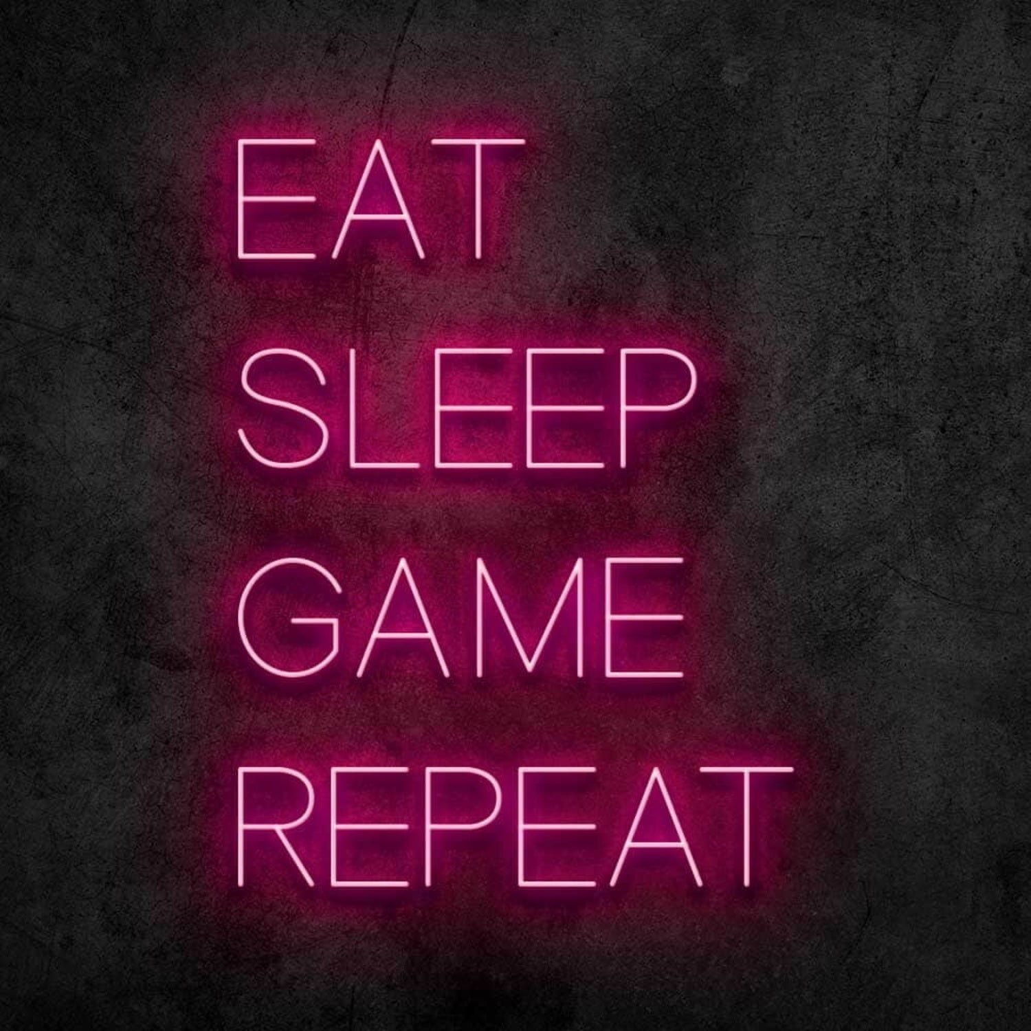 Eat Sleep Game Repeat Led Neon Sign | Shineneon