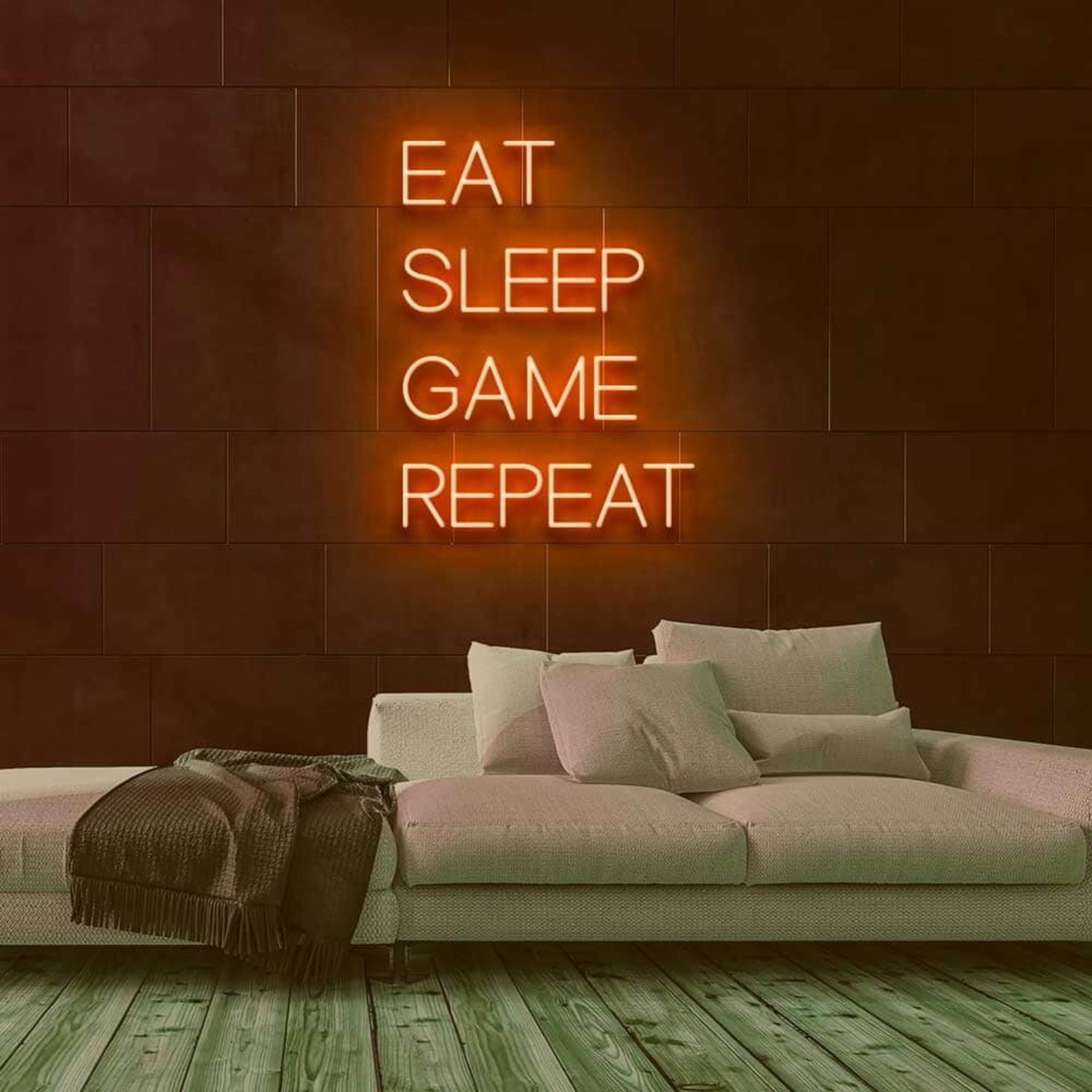 Eat Sleep Game Repeat Led Neon Sign | Shineneon