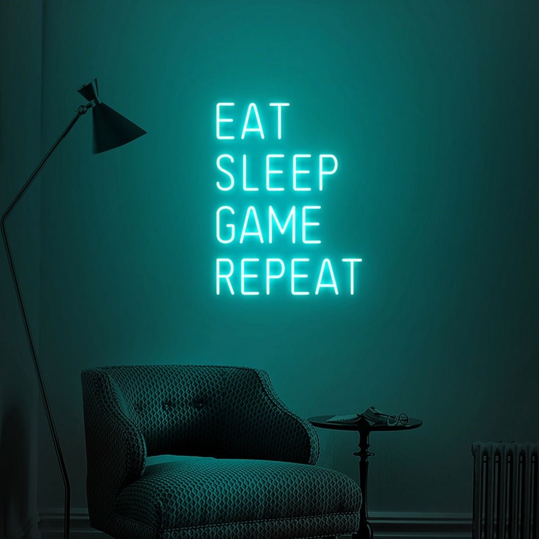 Eat Sleep Game Repeat Led Sign Business Neon Sign - Shineneon