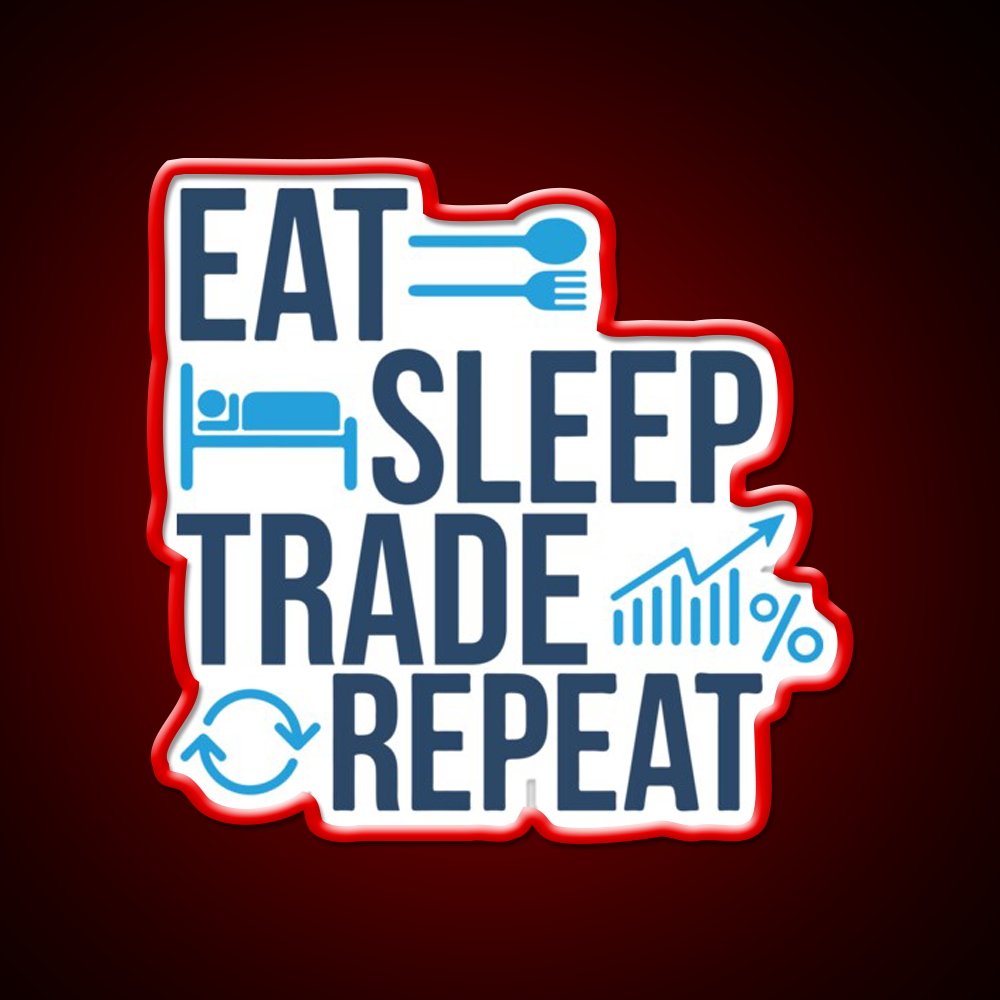 Eat Sleep Trade Repeat Beer Bar Decor Led Neon Sign Rgb Color - LED neon sign view 10