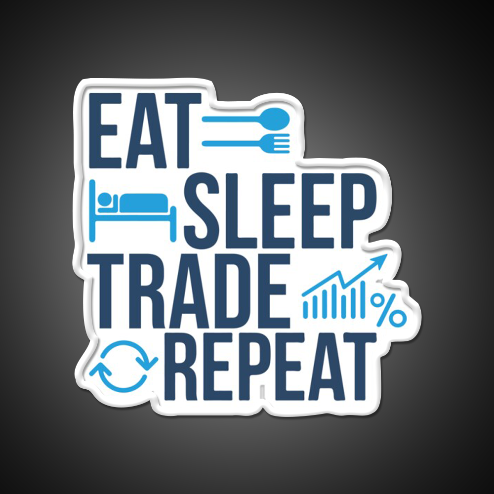 Eat Sleep Trade Repeat Beer Bar Decor Led Neon Sign Rgb Color - LED neon sign view 11