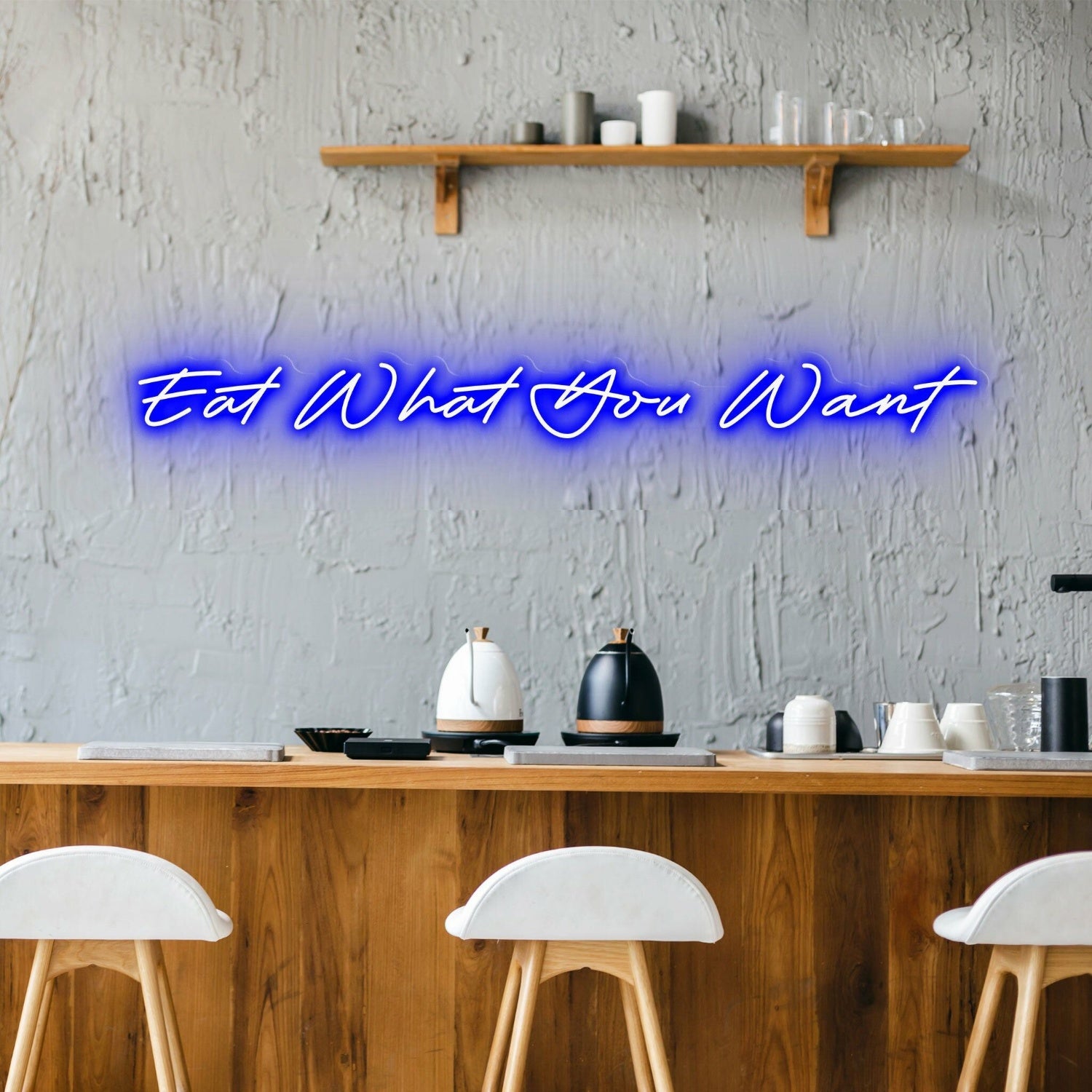 Eat What You Want Celebrate Food Freedom With Fun Neon | Shineneon