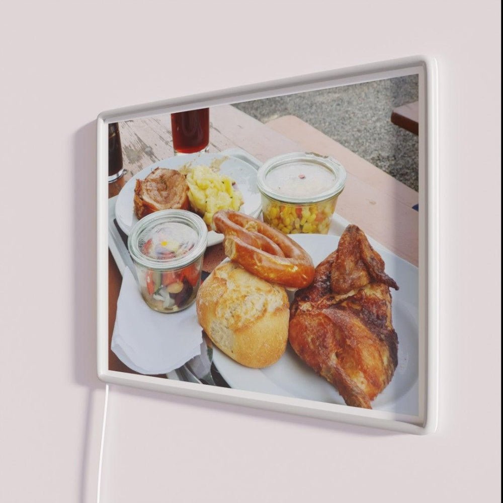 Eating In A Bavarian Beer Garden Rgb Led Neon Sign - Shineneon