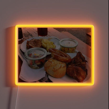 Eating In A Bavarian Beer Garden Rgb Led Neon Sign - Shineneon