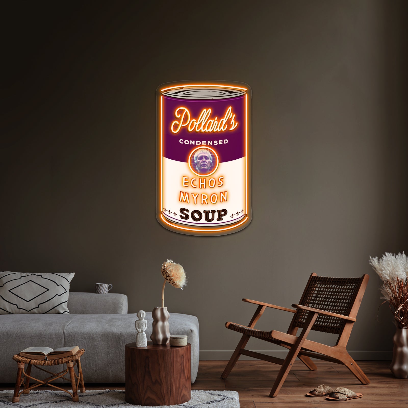 Echos Myron Soup Artwork Custom Neon Led Sign | Shineneon