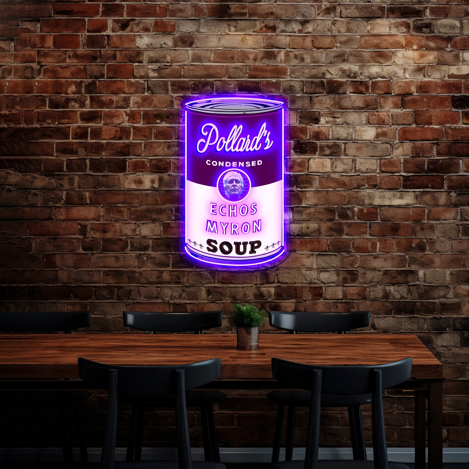 Echos Myron Soup Artwork Custom Neon Led Sign | Shineneon