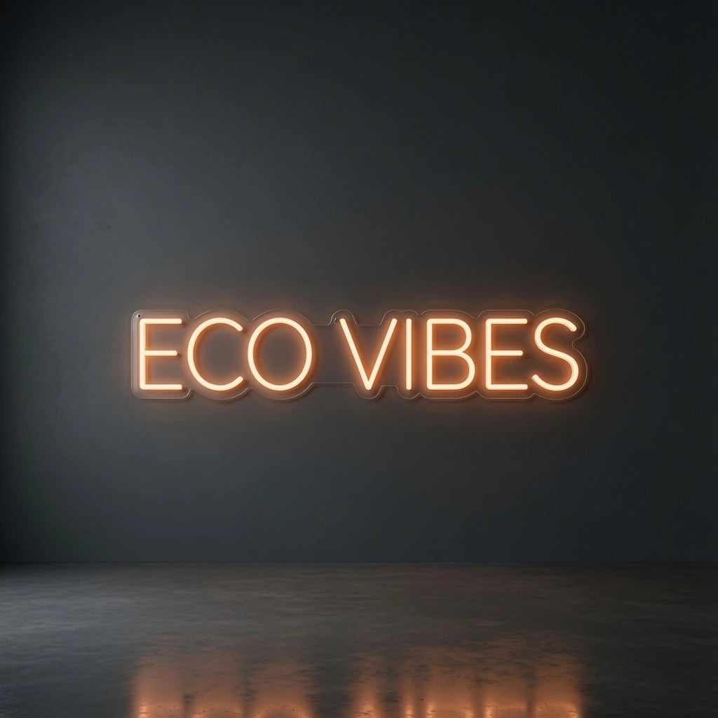 Eco Vibes LED Neon Sign - 01 Original Product Image