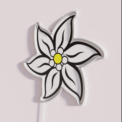 Edelweiss Flower Germany Switzerland Beer Rgb Led Neon Sign - Shineneon