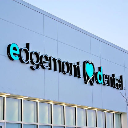 Edgemoni Dental 3D Frontlit Letters Metal Led Sign - Shineneon