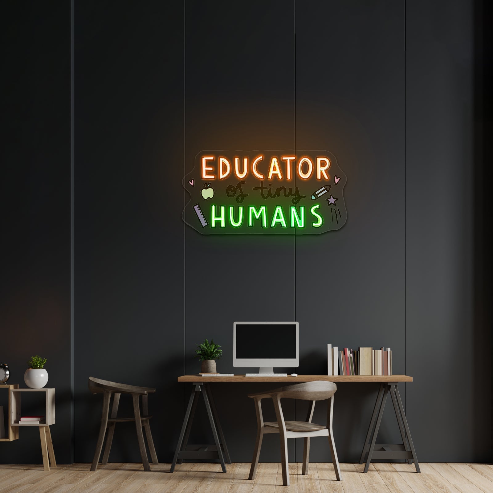 Educator Of Tiny Humans Custom Led Neon Signs - Shineneon