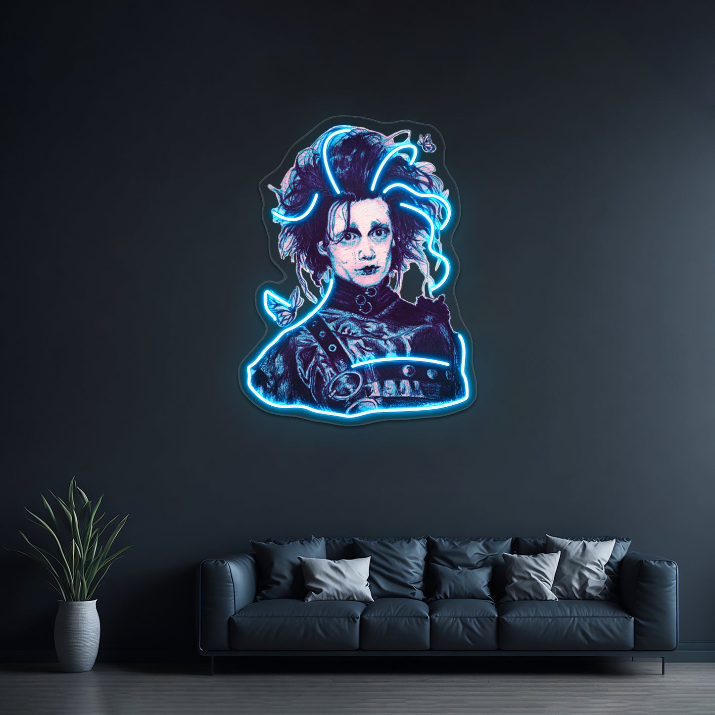 Edward Scissorhands Wall Artwork Neon Signs