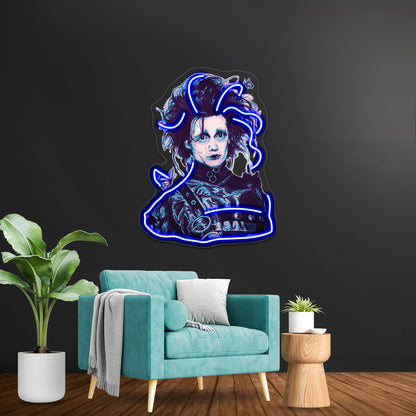 Edward Scissorhands Wall Artwork Neon Signs