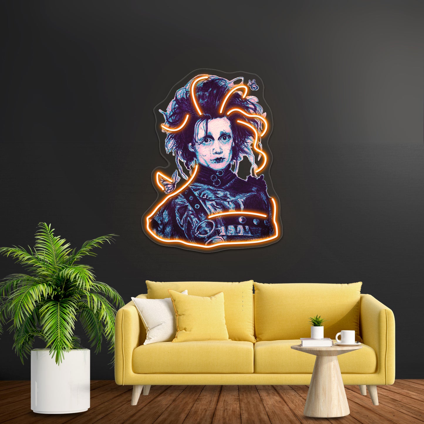 Edward Scissorhands Wall Artwork Neon Signs