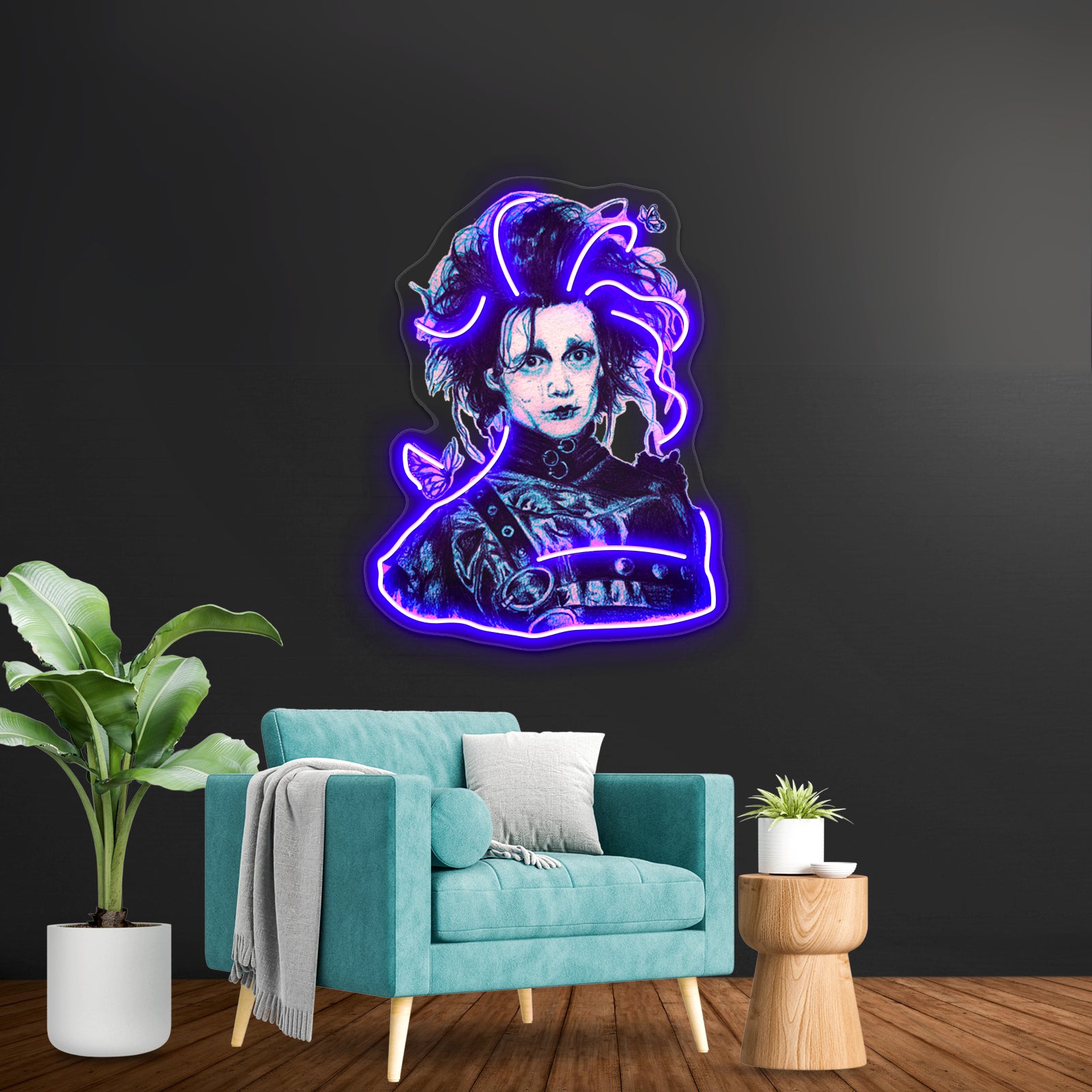 Edward Scissorhands Wall Artwork Neon Signs | Shineneon
