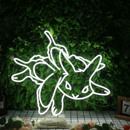 Eevee White Led Neon Sign - Shineneon