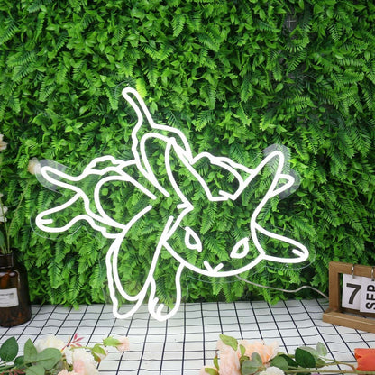 Eevee White Led Neon Sign | Shineneon