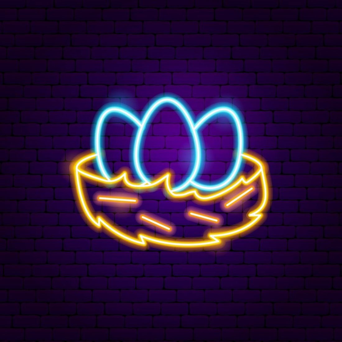 Egg Nest Led Sign Business Neon Sign - Shineneon