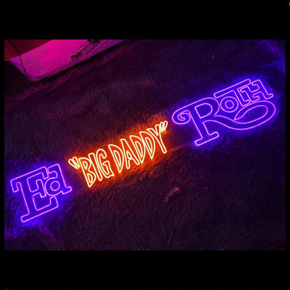 Egg-Shaped White And Orange Led Neon Sign For Home Decor | Shineneon