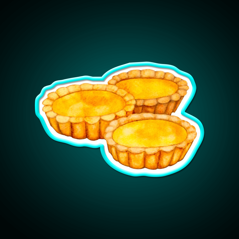 Egg Tarts Snack Food Led Neon Sign Rgb Color - Shineneon