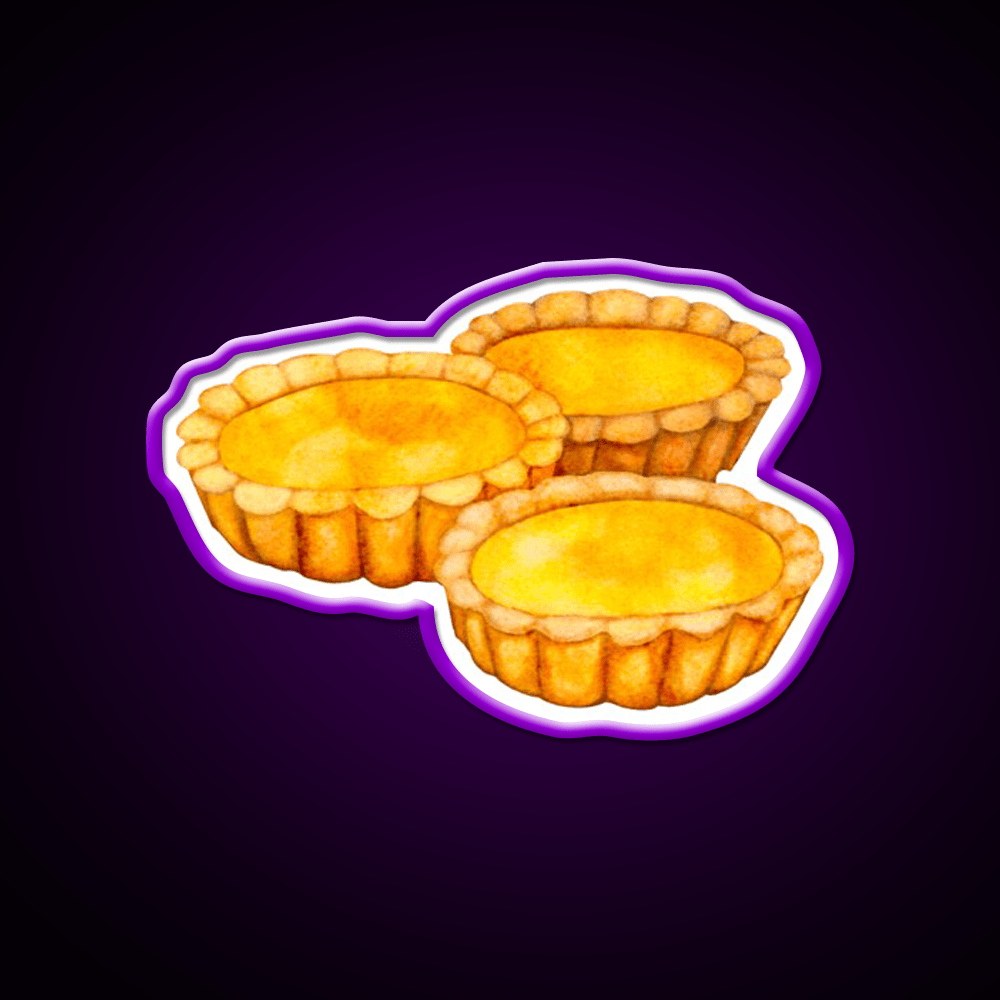 Egg Tarts Snack Food Led Neon Sign Rgb Color - Shineneon