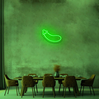 Eggplant Neon Signneon Restaurant Signs