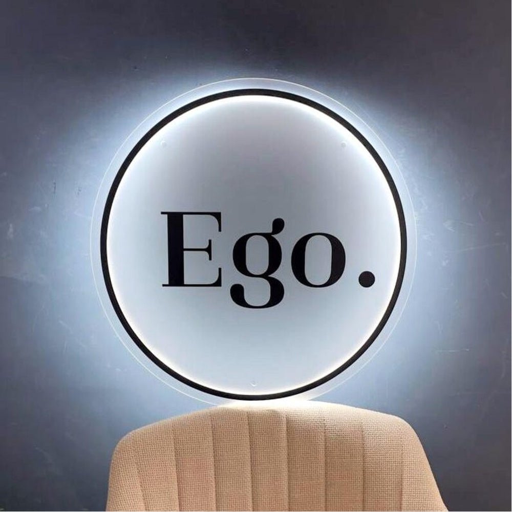 Ego Acrylic Business Logo Sign - Shineneon