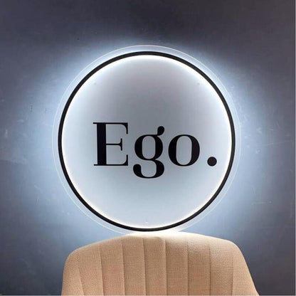 Ego Acrylic Business Logo Sign - Shineneon