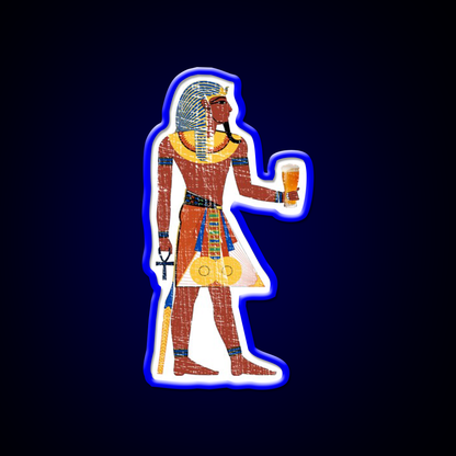 Egyptian Drinking Craft Beer Graphic Beer Bar Decor Led Neon Sign Rgb Color - LED neon sign view 5