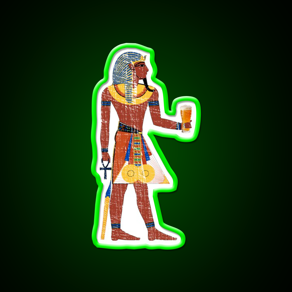 Egyptian Drinking Craft Beer Graphic Beer Bar Decor Led Neon Sign Rgb Color - LED neon sign view 8