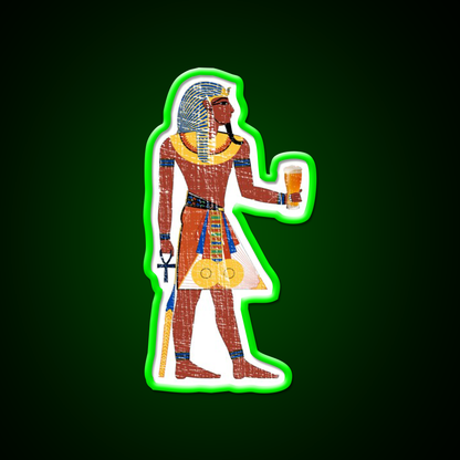 Egyptian Drinking Craft Beer Graphic Beer Bar Decor Led Neon Sign Rgb Color - LED neon sign view 8