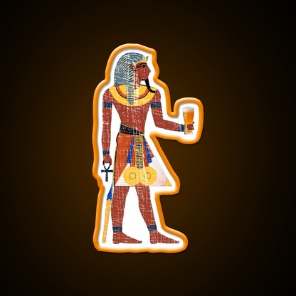 Egyptian Drinking Craft Beer Graphic Beer Bar Decor Led Neon Sign Rgb Color - LED neon sign view 6
