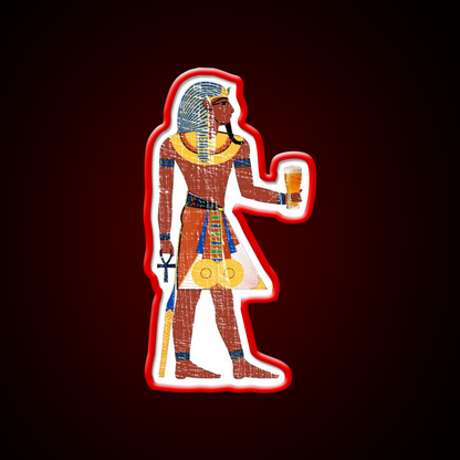 Egyptian Drinking Craft Beer Graphic Beer Bar Decor Led Neon Sign Rgb Color - LED neon sign view 10