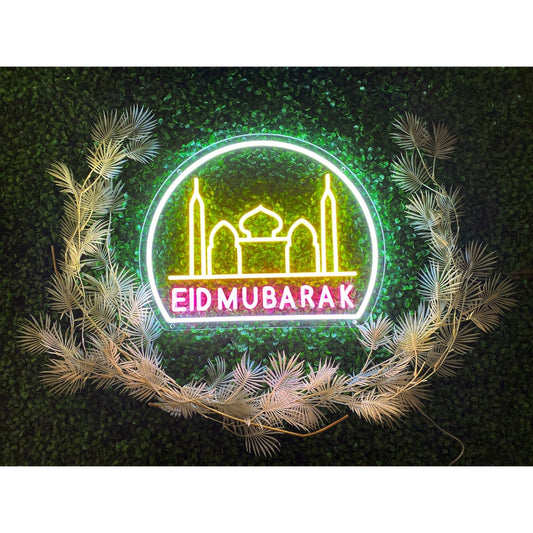 Eid Mubarak Led Sign Business Neon Signs Wall Art