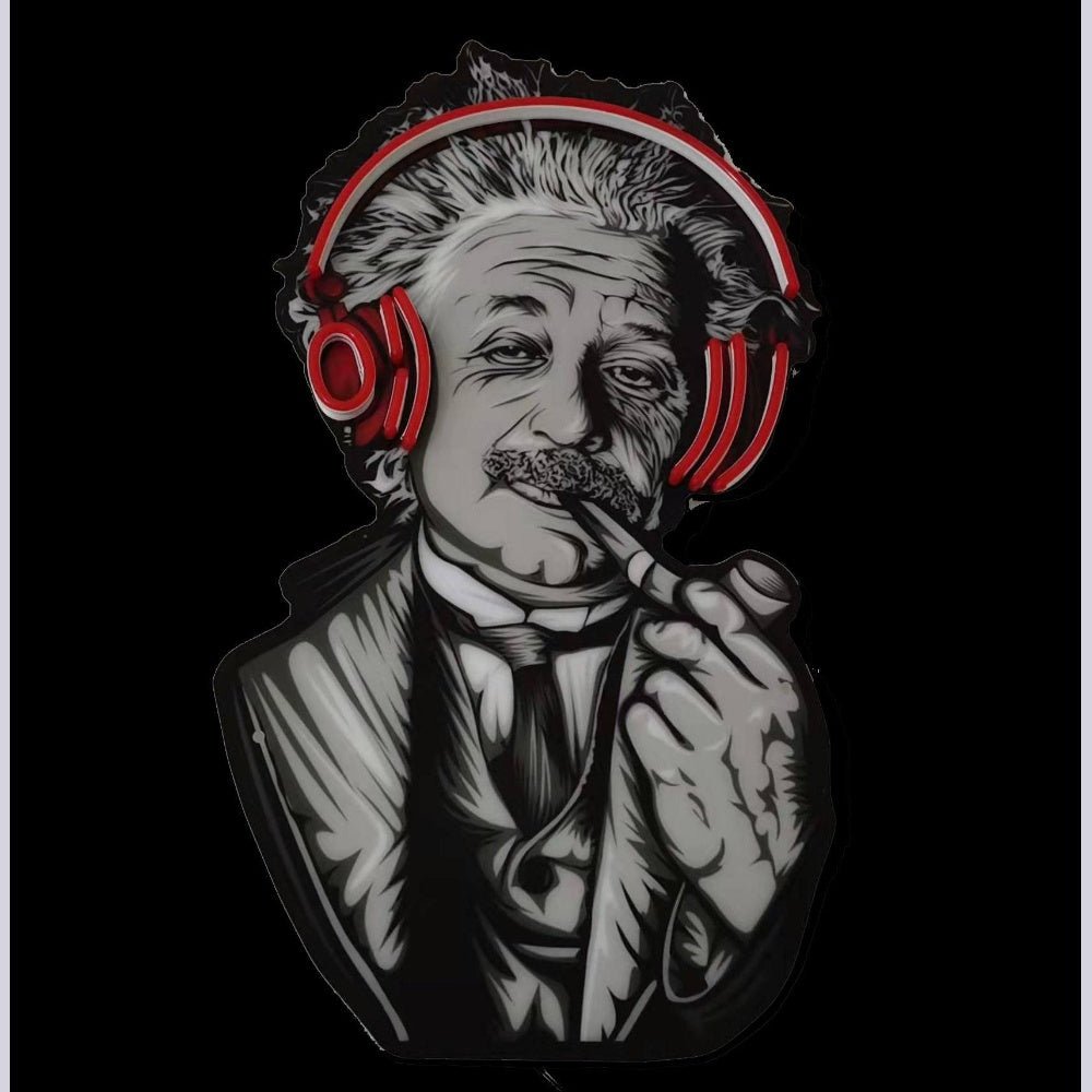 Einstein Headphone Neon Sign - Shineneon