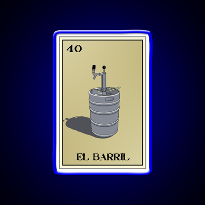 El Barril Loteria Design Beer Bar Decor Led Neon Sign Rgb Color - LED neon sign view 5