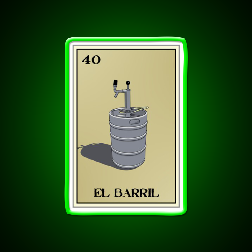 El Barril Loteria Design Beer Bar Decor Led Neon Sign Rgb Color - LED neon sign view 8