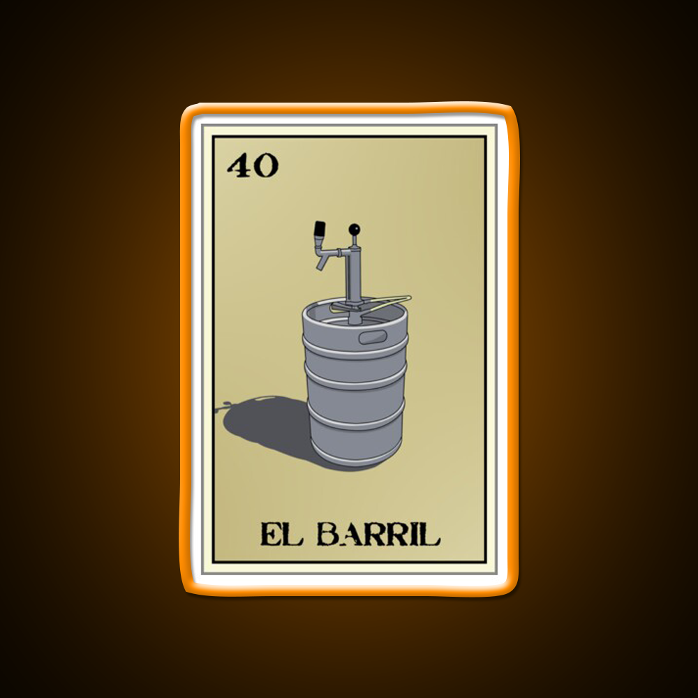 El Barril Loteria Design Beer Bar Decor Led Neon Sign Rgb Color - LED neon sign view 6