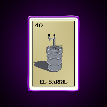 El Barril Loteria Design Beer Bar Decor Led Neon Sign Rgb Color - LED neon sign view 9