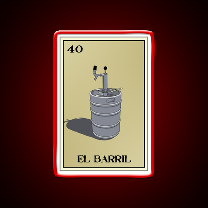 El Barril Loteria Design Beer Bar Decor Led Neon Sign Rgb Color - LED neon sign view 10