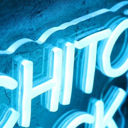 El Catrachito De Frederick Blue Led Neon Sign - Shineneon