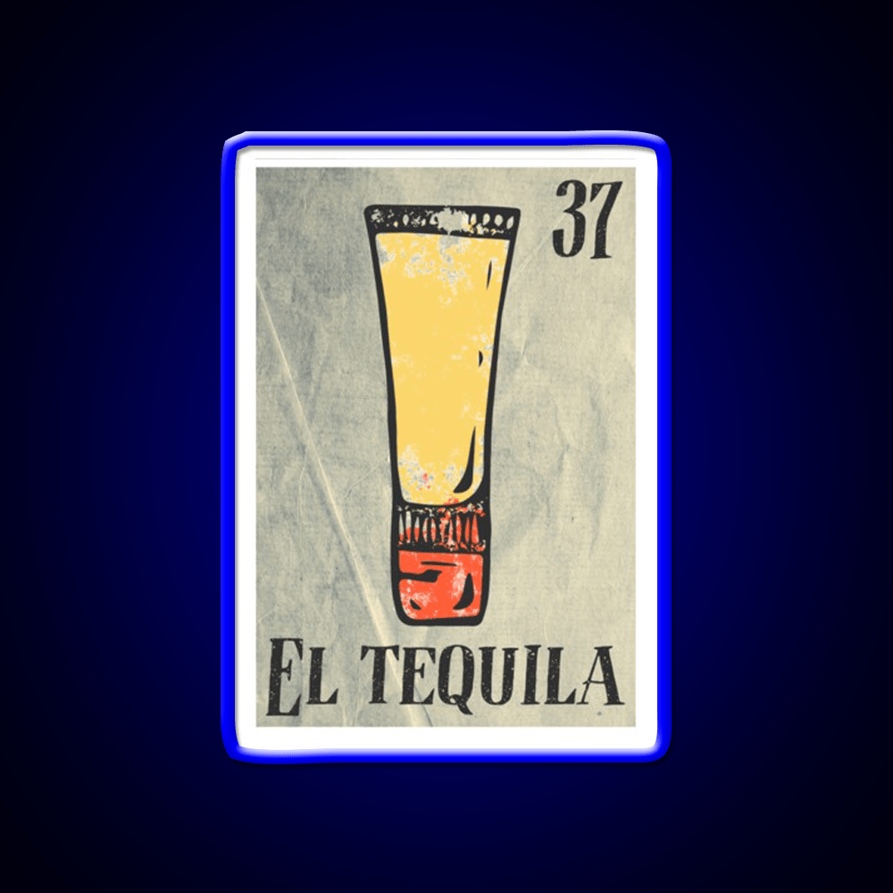 El Tequila Party Drink Tequila Led Neon Sign Rgb Color - Shineneon