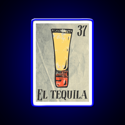 El Tequila Party Drink Tequila Led Neon Sign Rgb Color - Shineneon