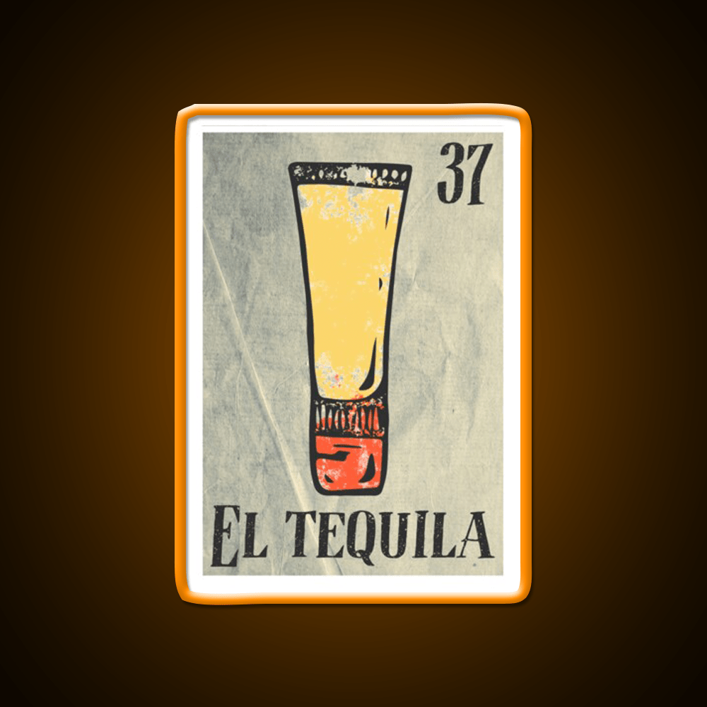 El Tequila Party Drink Tequila Led Neon Sign Rgb Color - Shineneon